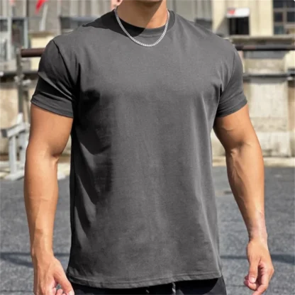 Men's Plain Top with Breathable Fabric - Image 7