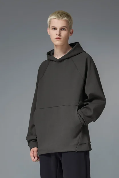 Blank Oversized Hoodie with Open Pocket - Image 7