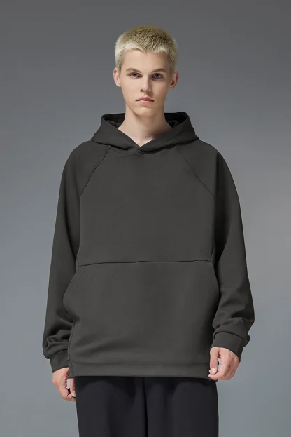 Blank Oversized Hoodie with Open Pocket - Image 6