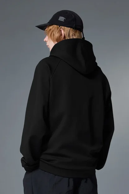 Blank Oversized Hoodie with Open Pocket - Image 9