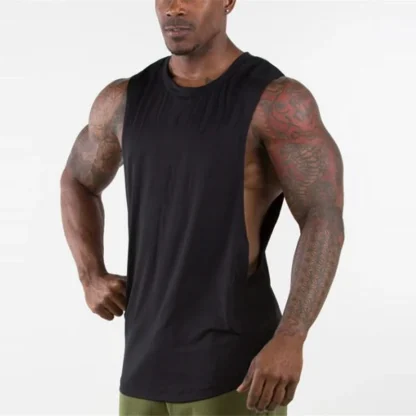 Blank Tank Top with Open Side Design - Image 6
