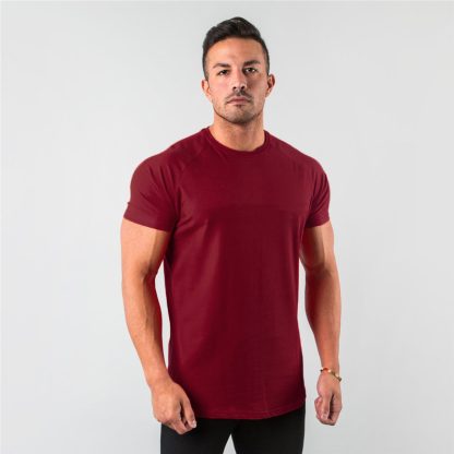 Fitness Plain T-shirt with Slim Fit - Image 13