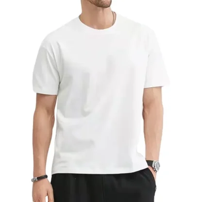 Basic Top with Short Sleeve for Men - Image 4