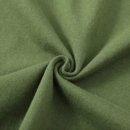 Short Sleeve Plain Shirt with Crewneck - Image 7