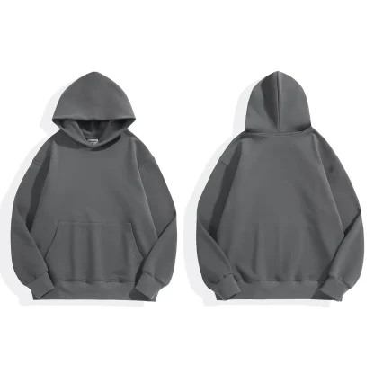 Blank Pullover Long Sleeve with Hood - Image 4