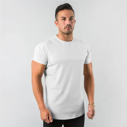 Fitness Plain T-shirt with Slim Fit - Image 9