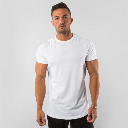 Fitness Plain T-shirt with Slim Fit - Image 10