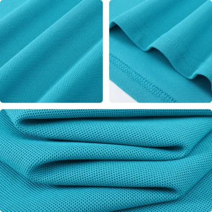 Casual Plain Color Polo Shirt For Men - Image 9