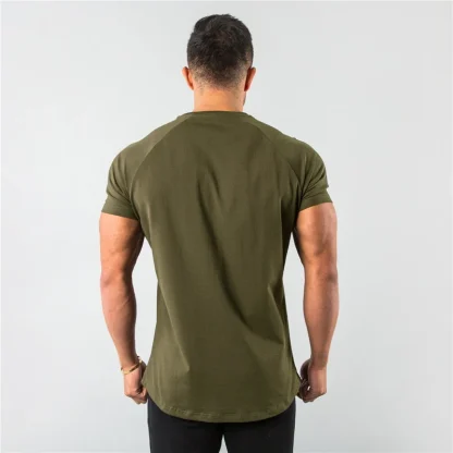 Fitness Plain T-shirt with Slim Fit - Image 6