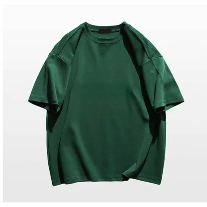 Crew Neck Basic Plain Top for Men - Image 13