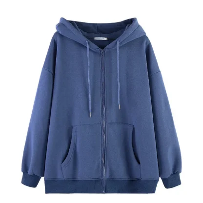 Casual Hooded Jacket with Side Pockets