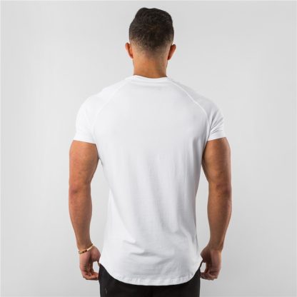 Fitness Plain T-shirt with Slim Fit - Image 12