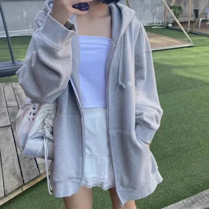 Casual Hooded Jacket with Side Pockets - Image 4