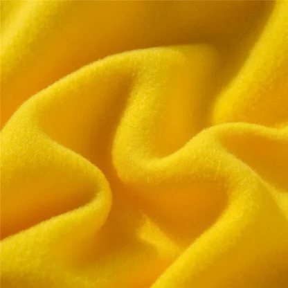 Drawstring Hoodie with Plain Color Design - Image 9