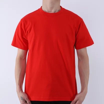 Basic Blank T-shirt with Crew Neckline