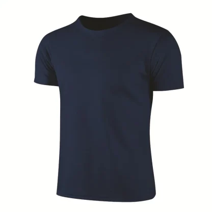 Quick Dry Crew Neck T-shirt for Fitness - Image 12