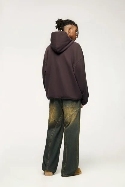 Minimalist Plain Hoodie with Soft Fabric - Image 4