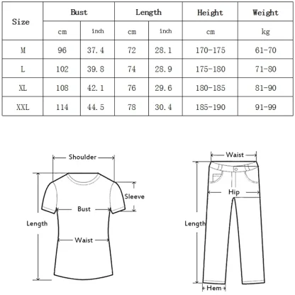 Men's Plain T-shirt with O-neck Neckline - Image 9