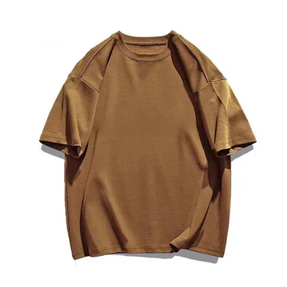 Crew Neck Basic Plain Top for Men - Image 12