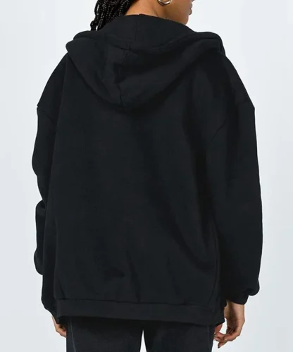 Zippered Hooded Jacket with Side Pockets - Image 4