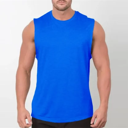 Lightweight Blank Tank Top with Crew Neck - Image 8