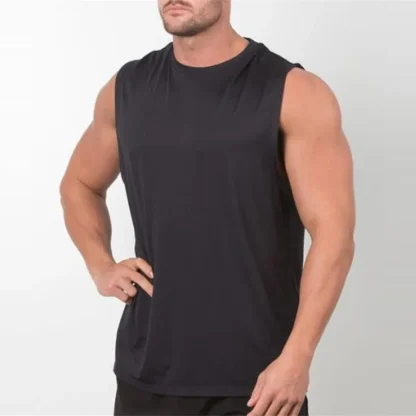 Lightweight Blank Tank Top with Crew Neck - Image 6