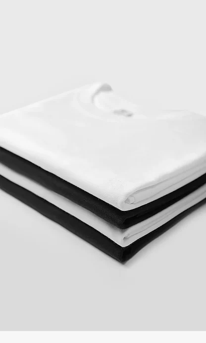 Regular Fit Blank Shirt with Comfy Design - Image 3