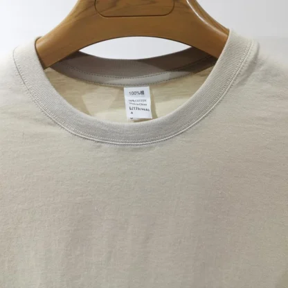 Neutral Solid Color Shirt with Short Sleeve - Image 14