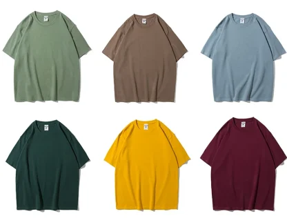 Oversized Short Sleeve Shirt with Crew Neck - Image 5