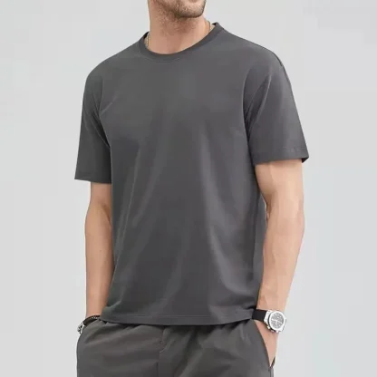 Timeless Crew Neck Solid Color T-shirts - Image 5