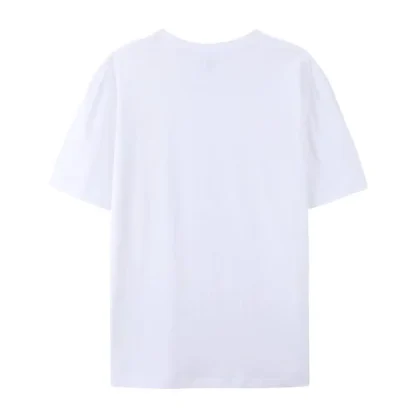 Neutral Solid Color Shirt with Short Sleeve - Image 6
