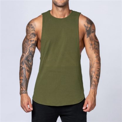 Solid Color Tank Top for Fitness - Image 10