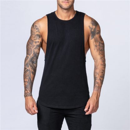 Solid Color Tank Top for Fitness - Image 4