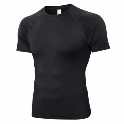 Fitted Compression Blank Shirt for Workout - Image 13