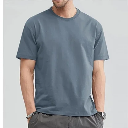 Timeless Crew Neck Solid Color T-shirts - Image 2