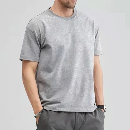 Timeless Crew Neck Solid Color T-shirts - Image 6