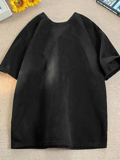 Anti-wrinkle Plain Shirt with Oversized Fit - Image 3