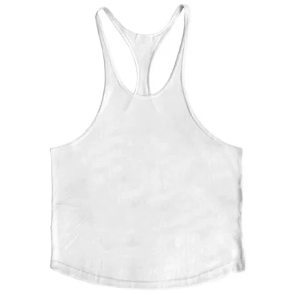 Breathable Solid Tank Top for Gym - Image 5