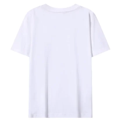 Unisex Crew Neck Plain Shirt with Short Sleeve - Image 5
