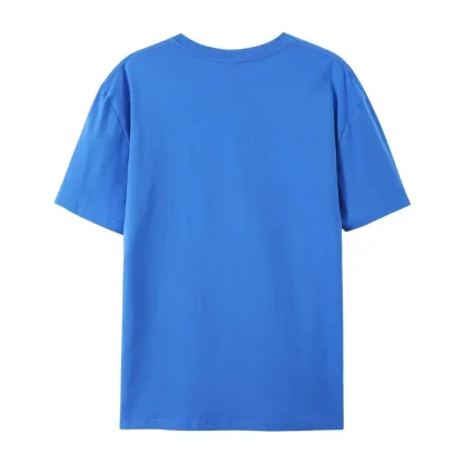 Basic Plain T-shirt with Crew Neck - Image 12