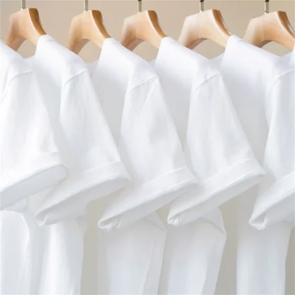 O-neck Casual Shirt with Blank Color - Image 7