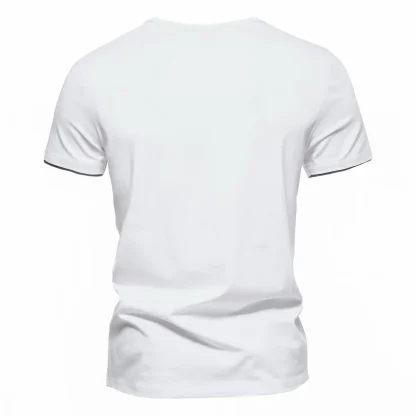 V-neck Lightweight Blank Shirt with Slim Fit - Image 6