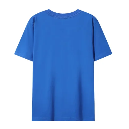 Unisex Crew Neck Plain Shirt with Short Sleeve - Image 11