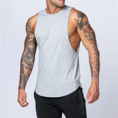 Solid Color Tank Top for Fitness - Image 6