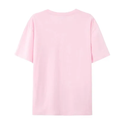 Basic Plain T-shirt with Crew Neck - Image 10
