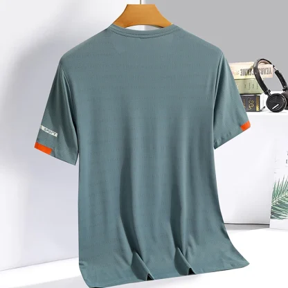 Round Neck Quick Drying T-shirts - Image 2