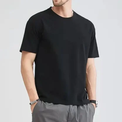 Timeless Crew Neck Solid Color T-shirts - Image 4