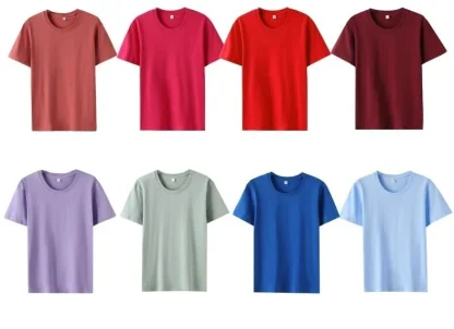 Timeless Crew Neck Solid Color T-shirts - Image 7