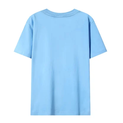 Sleek Plain T-shirt with Breathable Fabric - Image 5