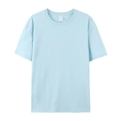 Neutral Solid Color Shirt with Short Sleeve - Image 7